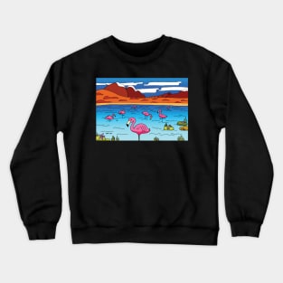 Fernanda Flamingo Crewneck Sweatshirt